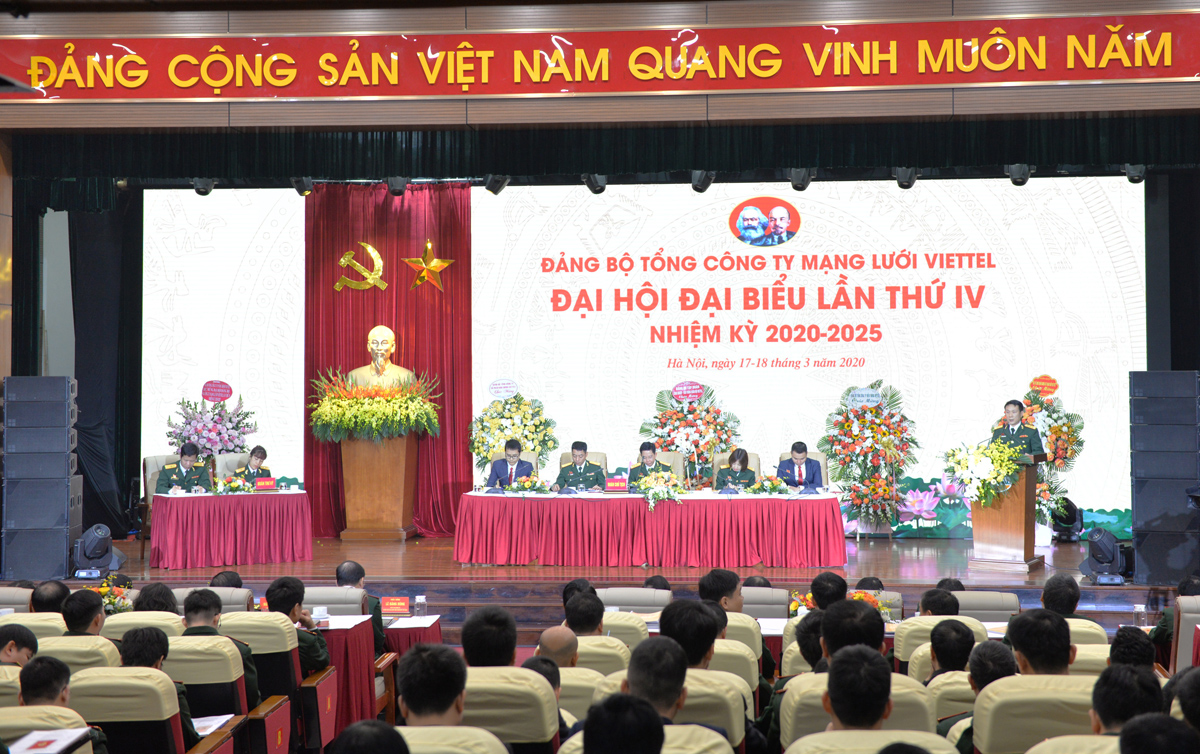 Đại hội đại biểu Đảng bộ Tổng công ty Mạng lưới Viettel lần thứ IV, nhiệm kỳ 2020-2025

